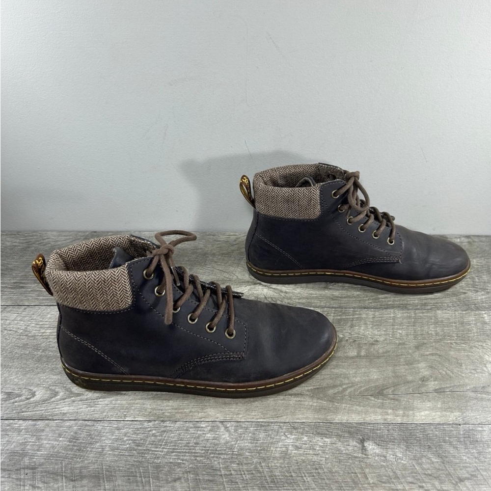 Dr Doc Martens Maelly Womens Brown Padded Collar Boots Size 8